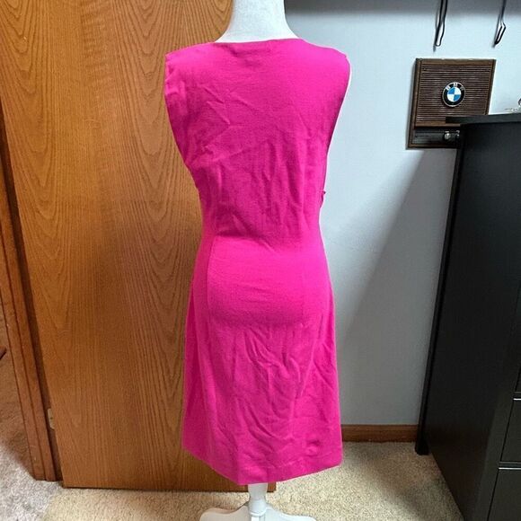 Diane Von Furstenberg‎ Layne draped jersey dress pink size 8 - Picture 8 of 15